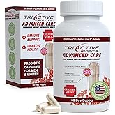 Essential Source TriActive Biotics Advanced Care - 20 Billion CFU Probiotics for Digestive Health, Immune Support Supplement, Microencapsulated Probiotics for Women & Men, 30 Ct Capsules
