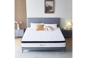 Fyaslt Full Size Mattress, 10 Inch Memory Foam Hybrid Mattress in a Box with Individual Pocket Spring for Motion Isolation & Strong Edge Support & Pressure Relief, CertiPUR-US, 100 Nights Trial