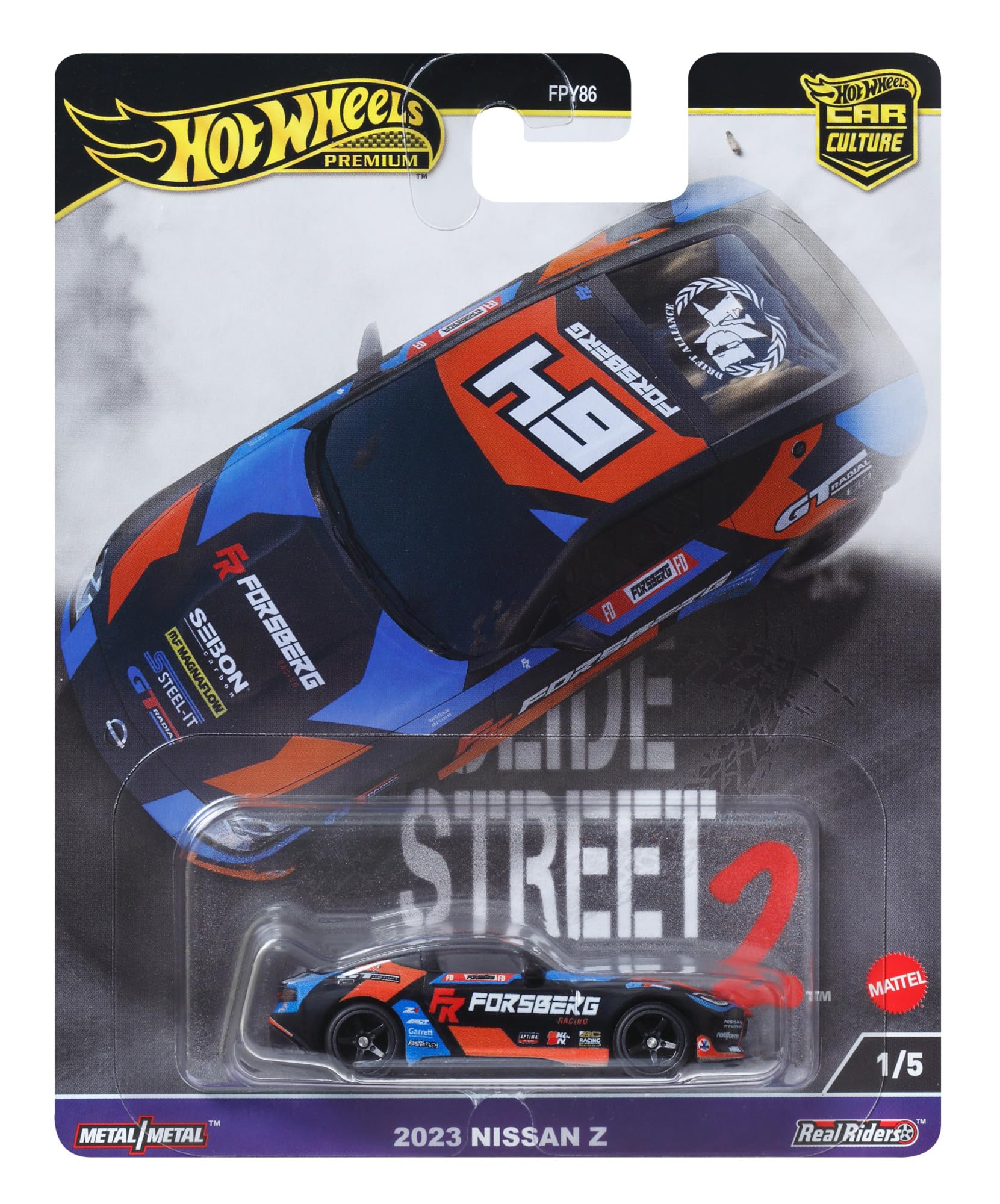 Hot Wheels Premium Nissan 400Z, Car Culture Circuit Legends Vehicles for Kids 3 Years Old & Up and Adult fans and Collectors, Premium Collection of Car Culture 1:64 Scale Vehicles, HKC86