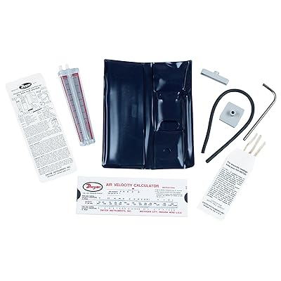 Dwyer Air Meter Kit, 460.005-1.0" w.c, 260-4000 FPM with Probes and Carrying case