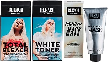 3 Pack Bleach London Total Bleach Kit Bleach London White Toner