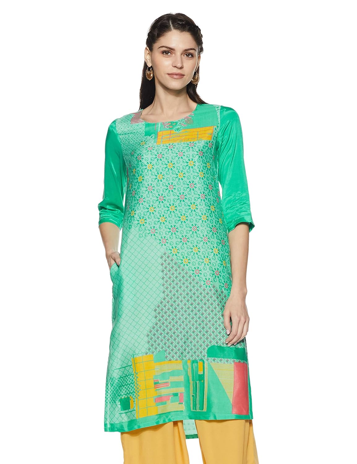 Mint Green Color Wrap Kurtas Kurta Collection 2021 Best Price With