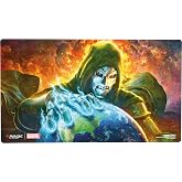 Magic: The Gathering Marvel Super Heroes Doom Reigns Supreme Shiny Playmat | Premium MTG &amp; TCG Playmat with Anti-Slip Base and Flat Stitched Edges