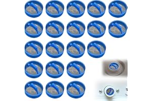 CANIPHA 20Pcs Washing Machine Water Filter, Washing Machine Water Inlet Valve Washing Machine Filter Hose Washer with Screen Filter, Washing Machine Hose Filter Inline Water Filter Washing Machine Inlet Valve