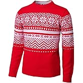 H2H Mens Casual Slim Fit Knitted Christmas Sweaters Holiday Party