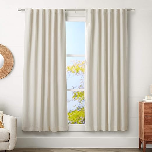 Amazon Com Amazonbasics 1 Inch Curtain Rod With Cap Finials 72