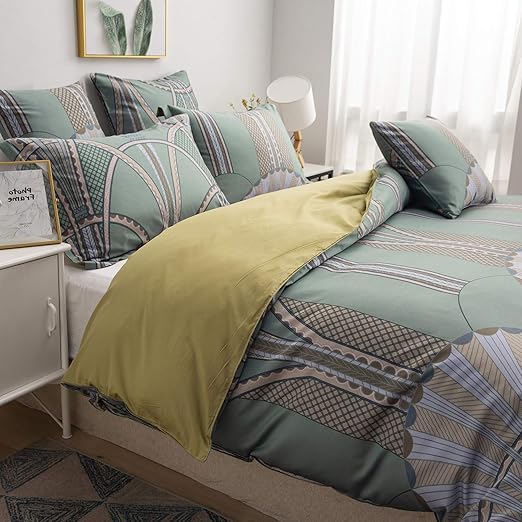 Amazon Com Softta King Size Vintage Bedding Set 3pc Modern Duvet