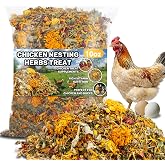 MAQIHAN 10oz Chicken Nesting Herbs - Dried Herbs Supplement for Laying Hens | Natural Chicken Treats for Nutritious Feeding, Comfortable Bedding Supplies for Nesting Pad &amp; Box, Chicken Coop Accessories