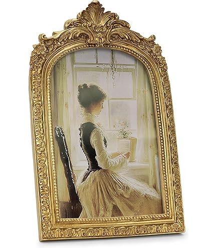 Amazon.com - 97 Decor Gold Vintage Picture Frames 5x7 - Vintage