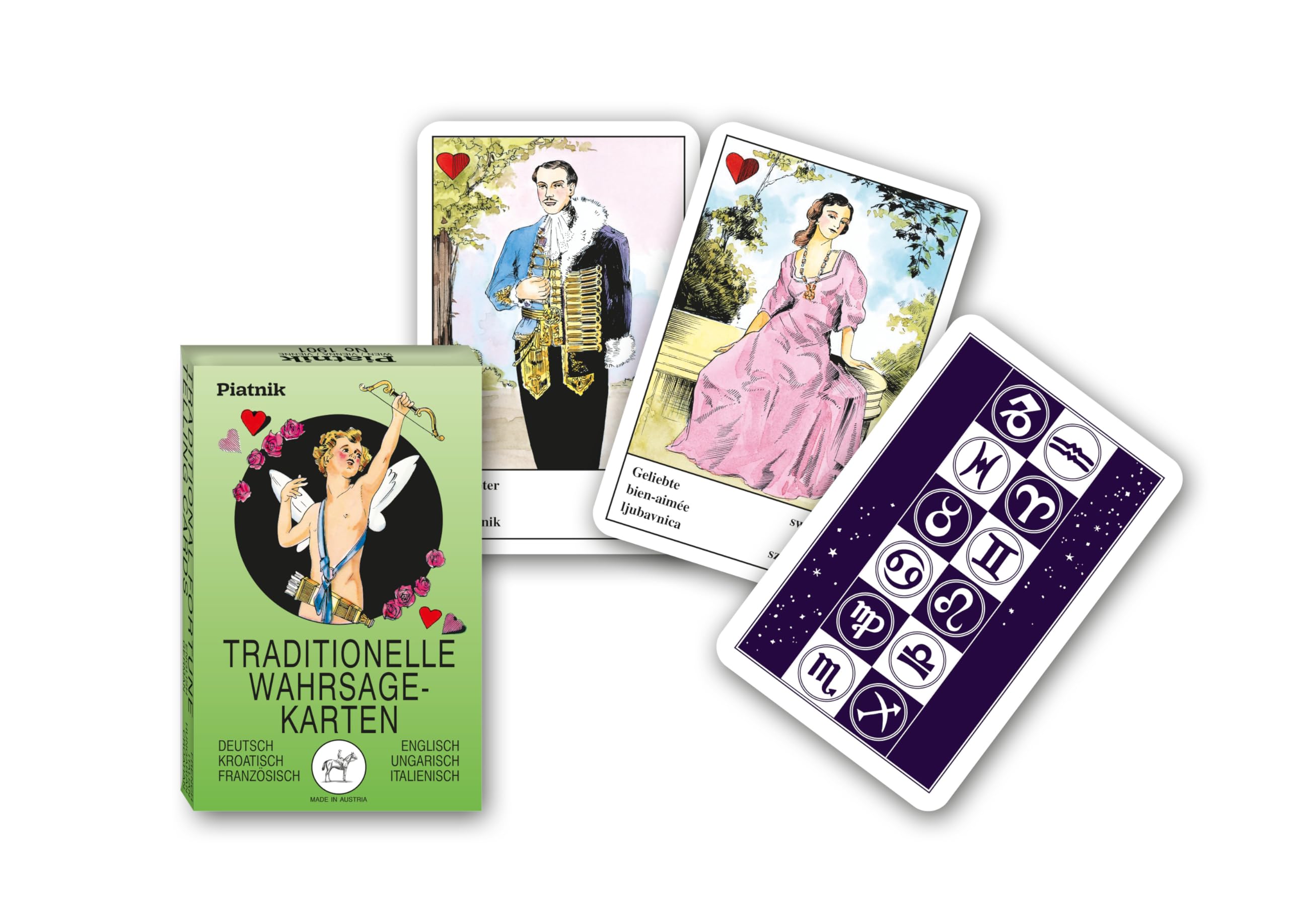 Piatnik 1901 "Gypsy Fortune Teller Card Game (36-Piece)