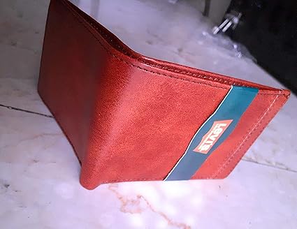 benetton wallet Mens Leather Wallet (Tan)