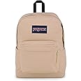 JanSport SuperBreak Plus Backpack with Padded 15-inch Laptop Sleeve and Integrated Bottle Pocket - Spacious and Durable Daypack for Work and Travel - Travertine