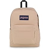 JanSport SuperBreak Plus Backpack with Padded 15-inch Laptop Sleeve and Integrated Bottle Pocket - Spacious and Durable Daypack for Work and Travel - Travertine