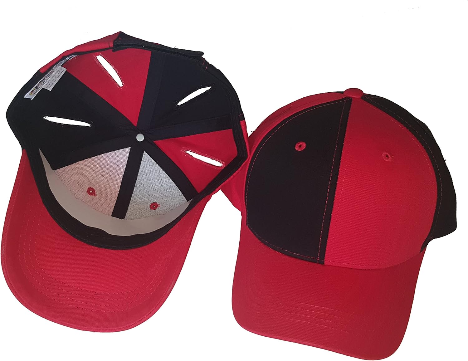 hat with pigtail holes