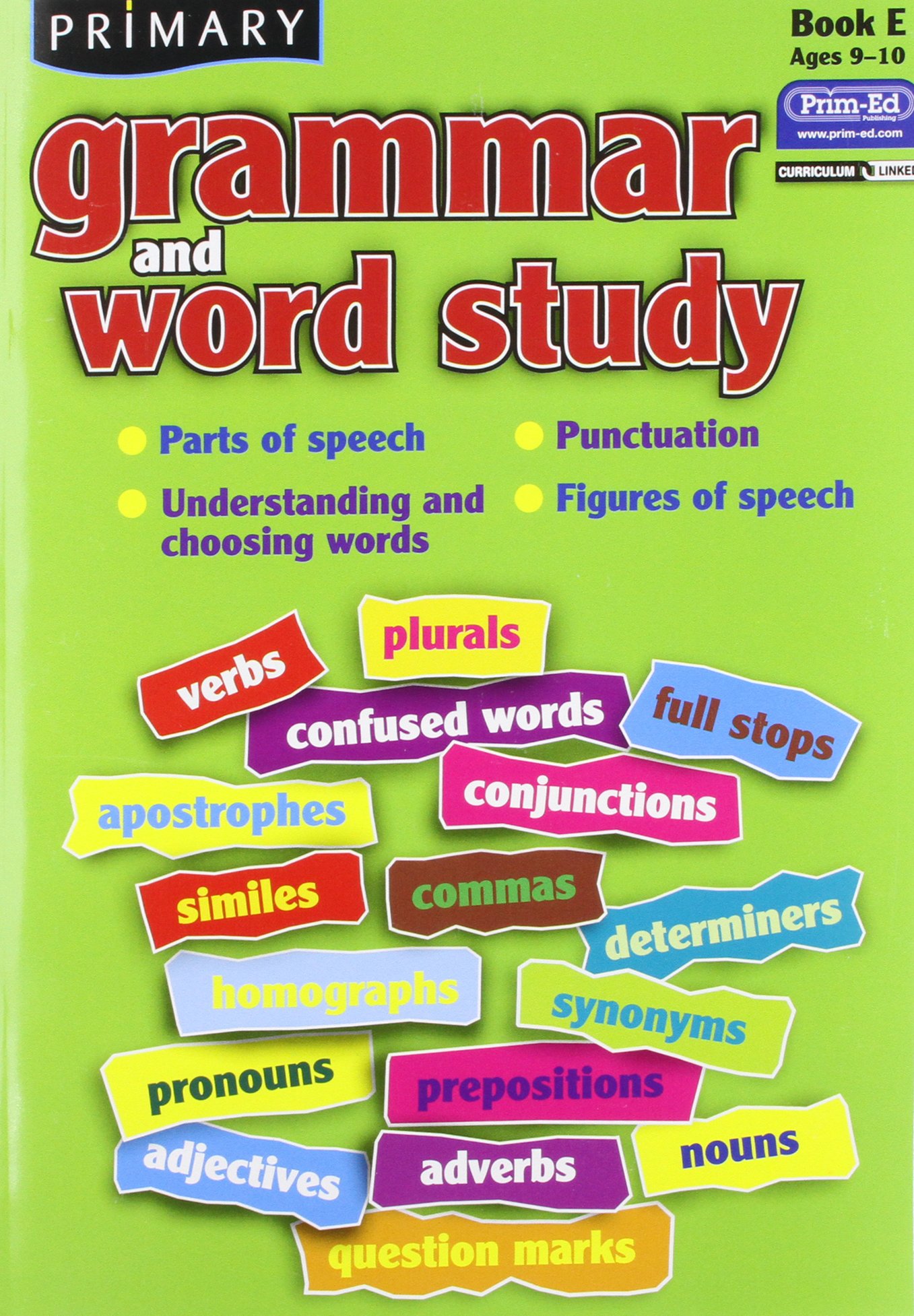 Primary Grammar and Word Study: Book E