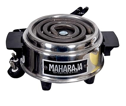 Maharaja Portable Coil Stove (Silver)