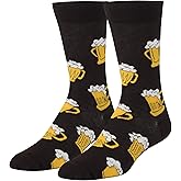 Crazy Socks – Fun Food & Snack Novelty Crew Socks – Takeout & Fast Foods Styles – Unisex Large Comfy Gift Socks