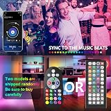 Mexllex 20m LED Strip Lights with Remote Bluetooth RGB Music Sync Timing view 4