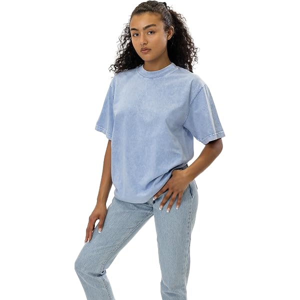 Amazon.com: The 1801-6.5oz Garment Dye Crew Neck T-Shirt, Durable