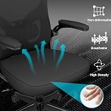 nasapaluro Office Desk Chair Ergonomic High Back with Adjustable Headrest view 5