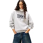 Tommy Jeans womens Medium Weight Pullover Crewneck With Printed Logo