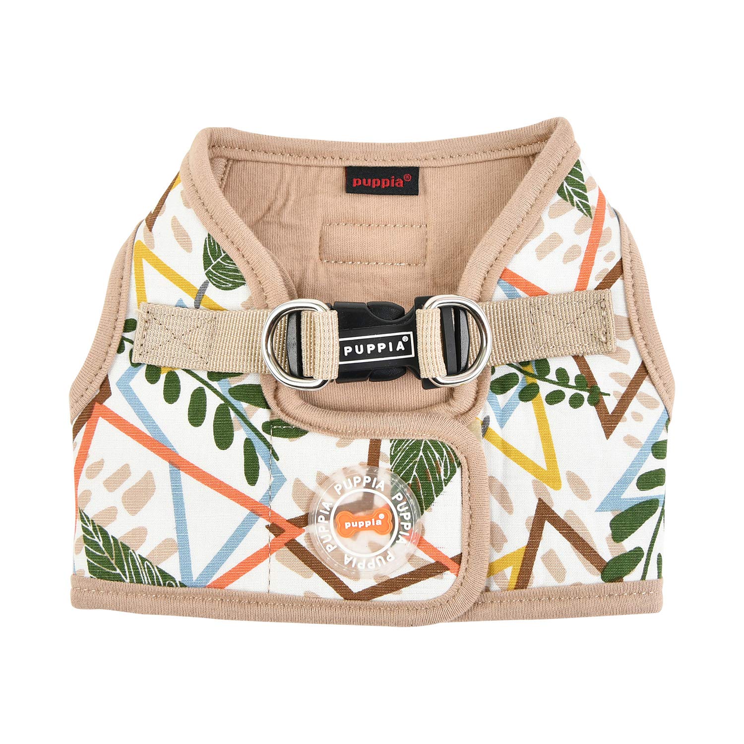 Puppia Botanical Harness B Dog Harness, Beige, XL