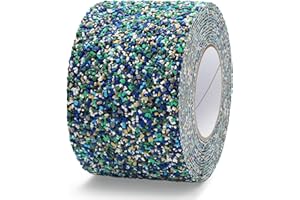 QILIMA Pool Tape Waterproof 10cm x 5m-Blue, Outdoor/Indoor Waterproof, Anti Slip Stair Strips for Outdoor Steps, Non Skid Rub