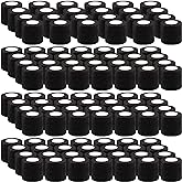 BQTQ 108 Rolls Self Adhesive Bandage - 2 Inch Black Self Stick Bandage Tape - Athletic Wraps for Wrist & Ankle - Swelling & Sprains (Black)