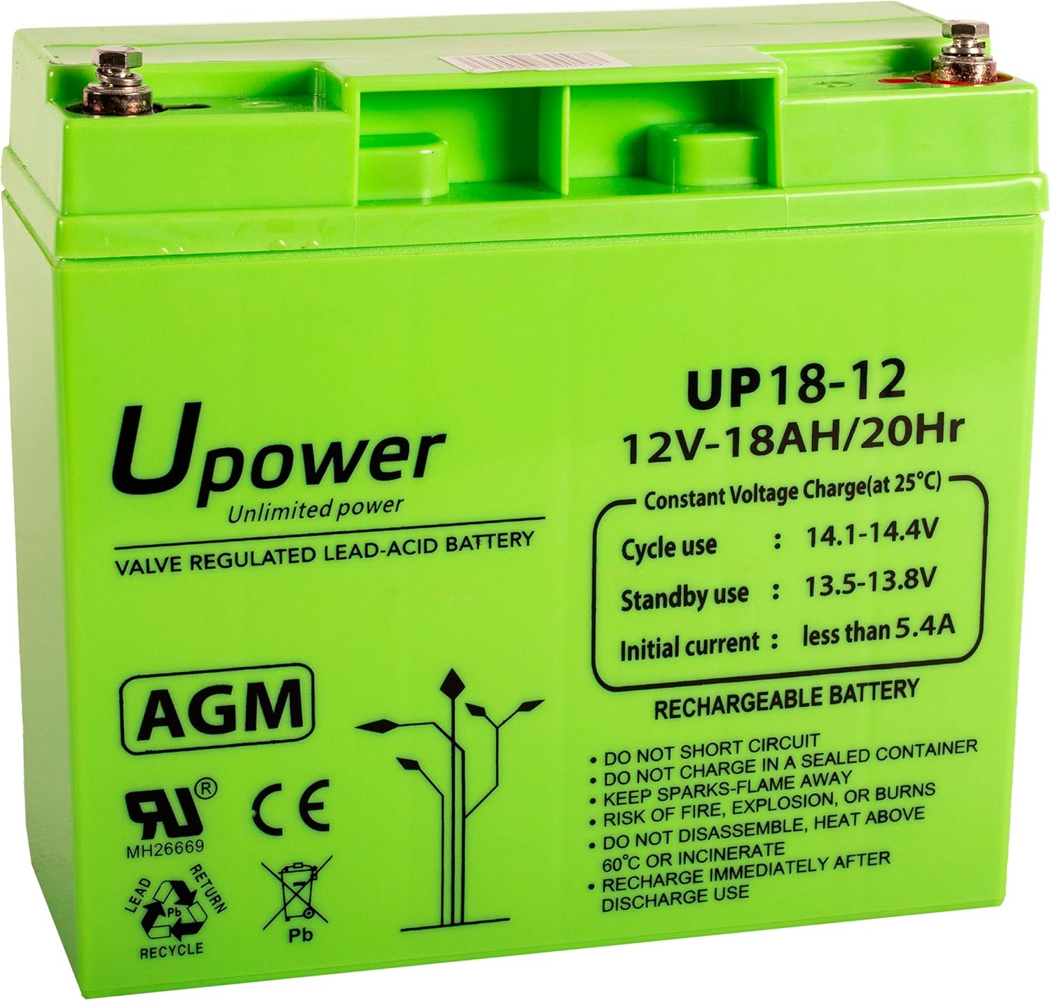 Аккумулятор 12v 18a