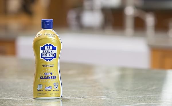 BAR KEEPERS FRIEND SOFT CLEANSER PREMIXED FORMULA | 13-OUNCES | (4-PACK)