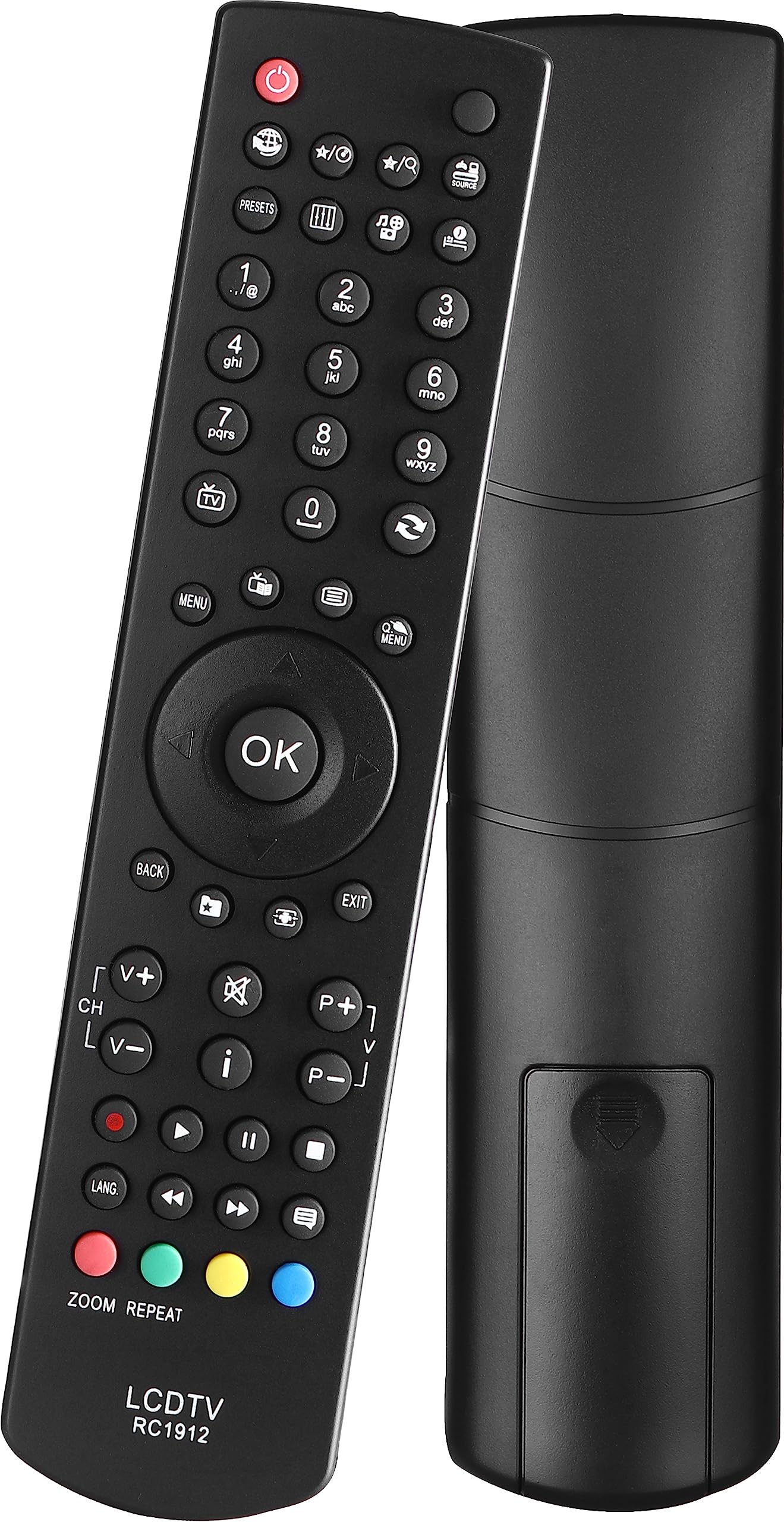 RC1912 Replacement Remote Control Compatible with Celcus DLED32167HD TV Remote Control