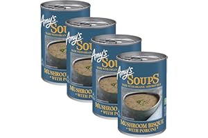 Amy's Organic Soups 14 Oz (Pack of 4) (Mushroom Bisque with Porcini)