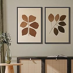 MUDECOR Framed Canvas Print Wall Art Set Minimal