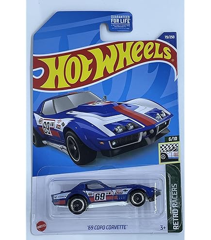 Amazon.com: Hot Wheels '69 Corvette Racer, Race Team 2/5