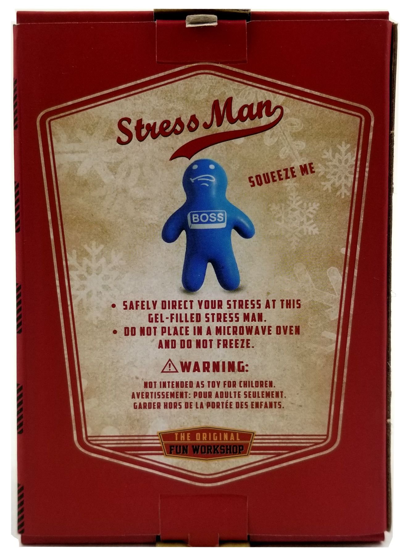 stress man squeeze toy