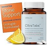 LithoLyte CitraTabs® 7.5 mEq | Extended-Release Citrate Tablets | Kidney Health Protector | Science-Backed Support Beyond Cleanse, Detox, or Stone Dissolver Supplements | 120 Tablets