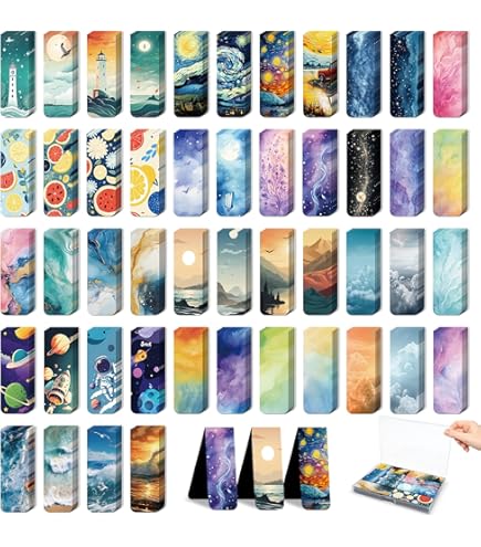 Magnetic Bookmarks Magnet Page Markers Assorted Book Mark Set Magnetic Page Clips Bookmark For - View #7