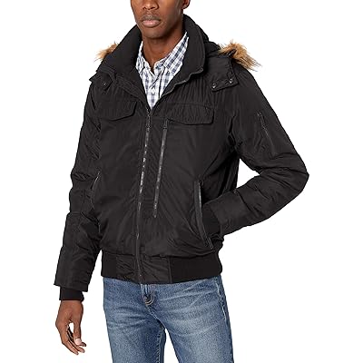Ben Sherman Mens Black Parka Jacket, X-Large Cote dIvoire Ubuy