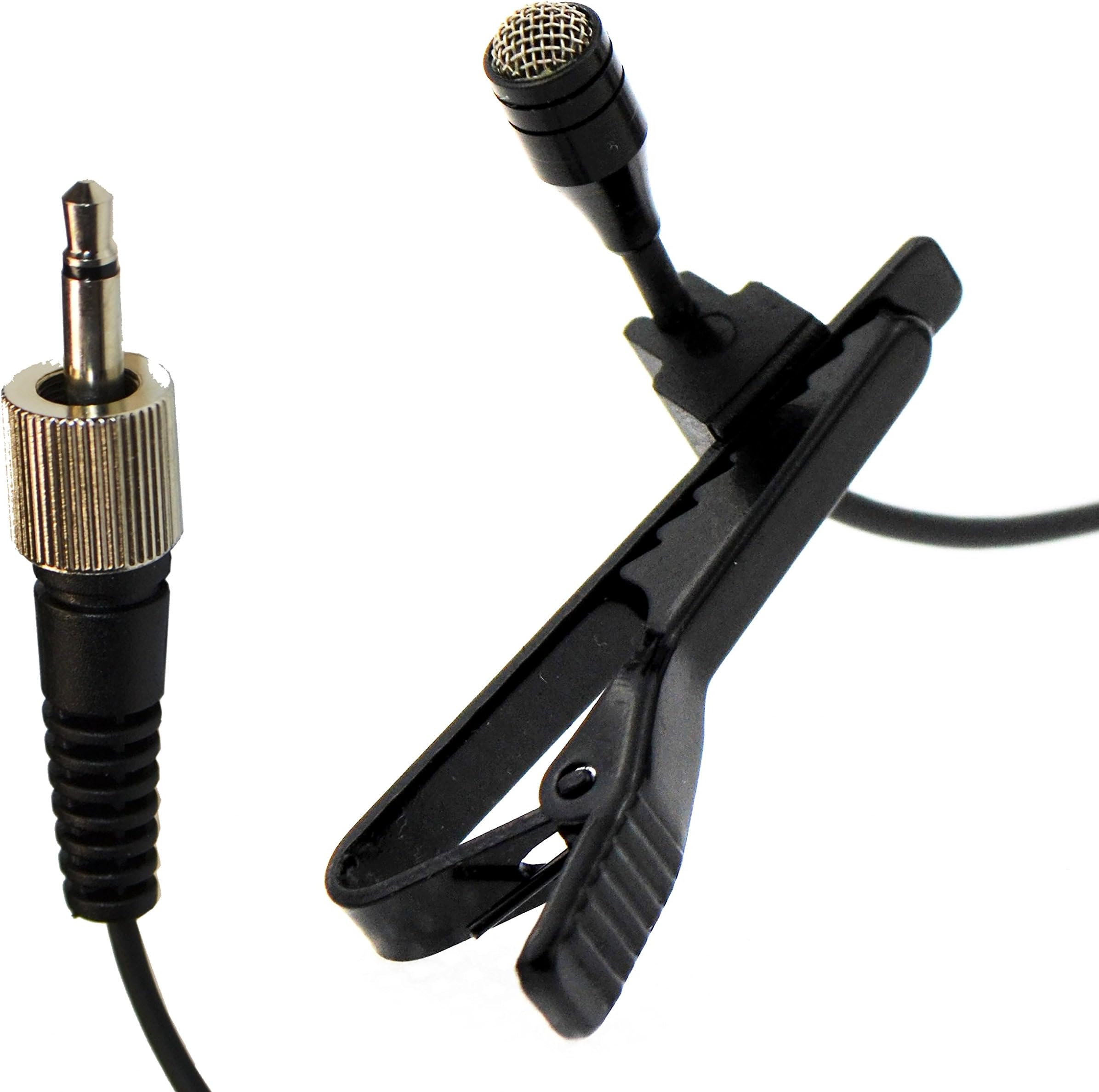 Ultradisk Miniature Lavalier Microphone Omni Directional for Sennheiser Wireless Locking Thread 3.5mm