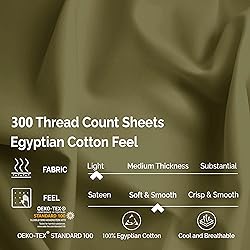 Superior 300 Thread Count Combed Cotton, 3-Piece