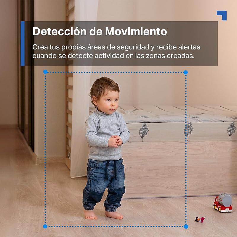 Tapo c201 - câmera wifi interna fhd, câmera de vídeo de vigilância, visão noturna, visão 360°, áudio bidirecional, detecção de movimento e notificações, alarme acústico e luminoso integrado,