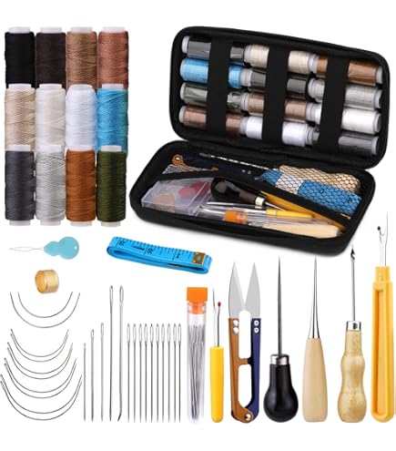 Ensemble D'outils De Couture 37 Pièces, Kit De Couture Multifonction, Aiguilles à Coudre En Acier Inoxydable Avec Enfile-aiguille Et Couture, Ensemble De Travaux Manuels Portables Faits à La Main Pour