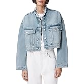 AllSaints womens Sonny Crop Jacket