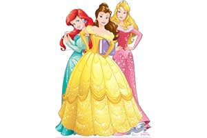 Cardboard People Ariel, Belle & Aurora Life Size Cardboard Cutout Standup - Disney Princess Friendship Adventures