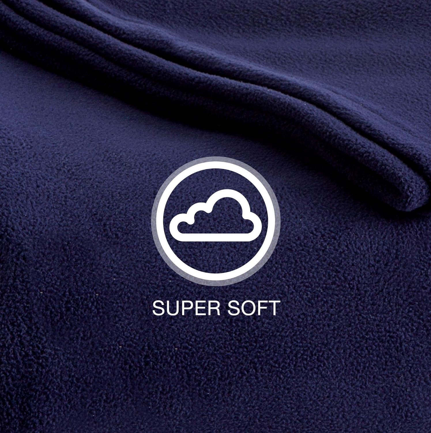 Martex Super Soft Fleece Blanket - Full/Queen, Warm, Lightweight, Pet-Friendly, Throw for Home Bed, Sofa & Dorm - Slate Blue: Home & Kitchen