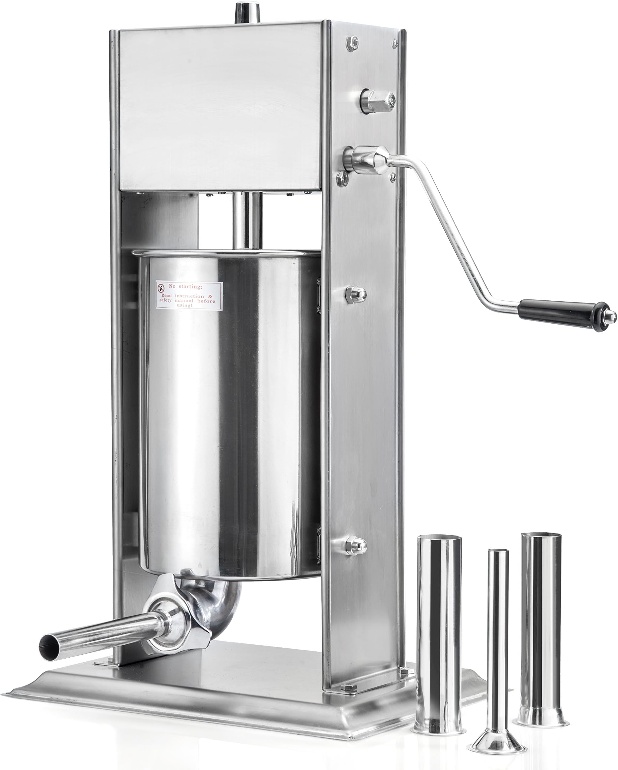STX International Sausage Master Stuffer, 12 L, Stainless Steel