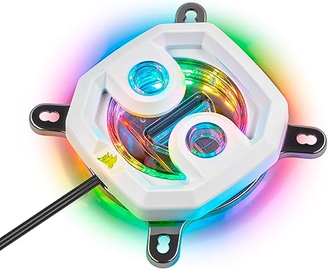 corsair white water cooling