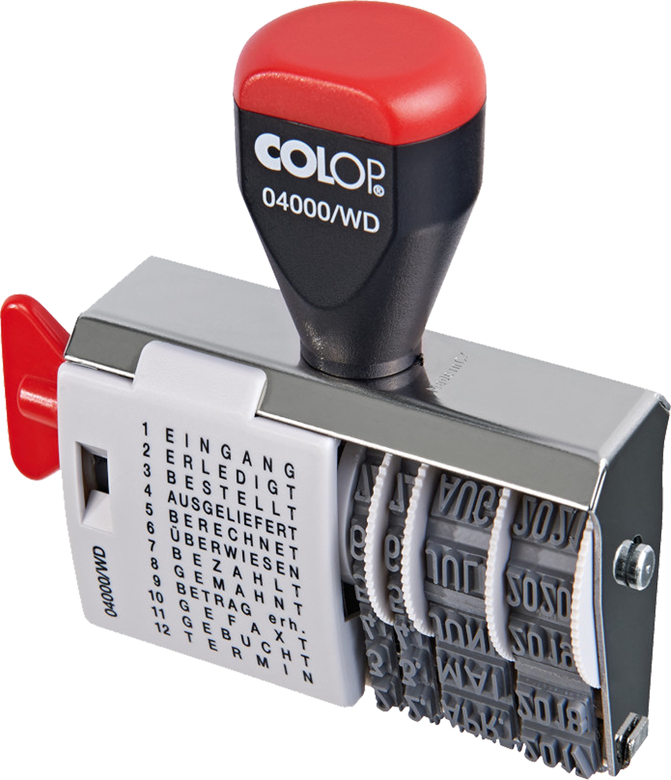 Herlitz 10549863 for Office Stamp Colop Word and Date 12 Different Phrases