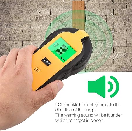 TH250 Digital Mini 3 en 1 Madera Metal AC Live Alambre Detector Meter Tester de mano Tesoro Tornillo de pared Stud Hunter Finder Scan: Amazon.es: Bricolaje y herramientas