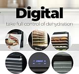 Nebula Food Dehydrator Bundle 400W 6 Stainless Trays Digital LED Touch view 8